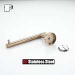 Champagne Bronze Wall-Mount Toilet Paper Holder Set