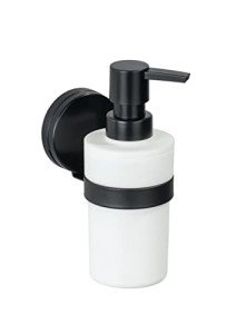 WENKO Wall Mounted Soap Dispenser – White/Black