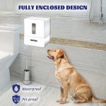 FARVIGOR Automatic Wall-Mounted Toilet Paper Dispenser