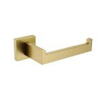 Brushed Gold Wall-Mounted Toilet Paper Holder