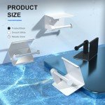 Wall Mounted Toilet Paper Holder in White