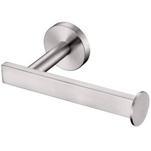 Brushed Nickel Wall-Mounted Toilet Paper Holder