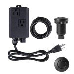 Dual Outlet Air Switch Kit for Garbage Disposal