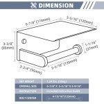 Suyar Black & Gold Wall-Mounted Toilet Paper Holder