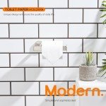 Brushed Nickel Wall-Mounted Toilet Paper Holder