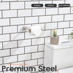 Brushed Nickel Wall-Mounted Toilet Paper Holder