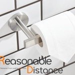 Brushed Nickel Wall-Mounted Toilet Paper Holder