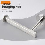 Brushed Nickel Wall-Mounted Toilet Paper Holder