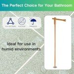 Wooden Adjustable Toilet Paper Holder Stand - 2PCS