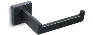 Matte Black Wall-Mount Toilet Paper Holder
