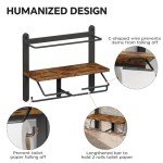 Double Wall-Mounted Toilet Paper Holder with Shelf