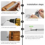 Rustic Wall-Mount Toilet Paper Holder with Shelf