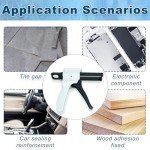 Mixing Dispenser Gun Kit with Nozzle and Tip