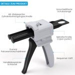 Epoxy Glue Gun with Accessories - 50 ml Dispenser