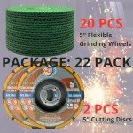 5" Flexible Grinding Wheel Set for Angle Grinders