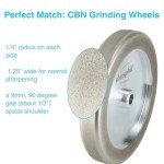 8-Inch CBN Grinding Wheel for Bench Grinders