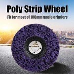 5-Pack Poly Strip Wheel Discs for Angle Grinders