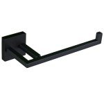 Matte Black Stainless Steel Toilet Paper Holder