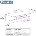 Brushed Nickel Dual Toilet Paper Holder with Shelf