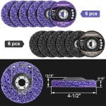 WelderElite 12-Pack Paint Stripping Discs for Grinders