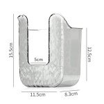 Wall-Mounted Wipe Holder for Kitchen and Bathroom