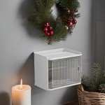 Waterproof Self-Adhesive Toilet Paper Holder - White