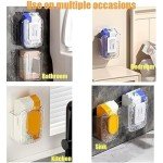Wall-Mounted Wipe Holder for Kitchen and Bathroom