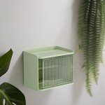 Waterproof Self-Adhesive Toilet Paper Holder - Green