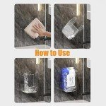 Wall-Mounted Wipe Holder for Kitchen and Bathroom