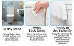 2-Pack Suction-Mounted Wet Wipe Dispenser