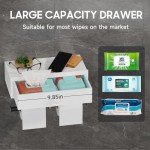 Double Toilet Paper Holder with Shelf & Storage