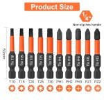 10-Piece Screwdriver Bit Set with Storage Box