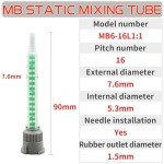 20 Epoxy Adhesive Mixing Nozzles for Glue Guns