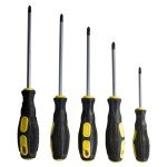 Magnetic Tip Phillips Screwdriver Set with Ergonomic Grip