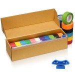 11 Pcs Colored 1-inch Painter’s Masking Tape Rolls