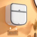 Wall-Mounted Toilet Paper Holder with Shelf