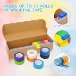 11 Pcs Colored 1-inch Painter’s Masking Tape Rolls