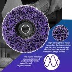 4.5 Inch Rust Removal Strip Discs - 5 Pack