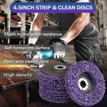 4.5 Inch Rust Removal Strip Discs - 5 Pack