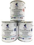 Dark Blue Epoxy Resin Coating for Floors - 3 Gallon Kit