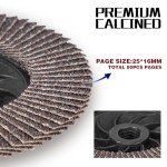 SALI 10 Pack 120 Grit Flap Discs - 4.5