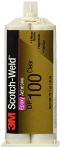 3M Scotch-Weld Clear Epoxy Adhesive DP100 - 48.5 mL