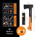 Fiskars Universal Axe Set with Sharpener, 35.5 cm