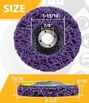 12 Pack Strip Discs for Angle Grinders