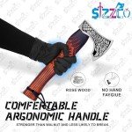 SIZZCO Custom Forged Carbon Steel Viking Axe