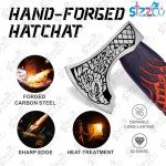 SIZZCO Custom Forged Carbon Steel Viking Axe