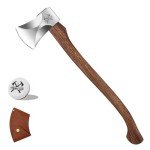 28-Inch Wood Splitting Axe with Leather Sheath