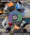 12 Pack Strip Discs for Angle Grinders