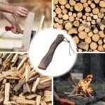 Ergonomic Hickory Replacement Handle for Hatchets