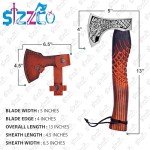 SIZZCO Custom Forged Carbon Steel Viking Axe